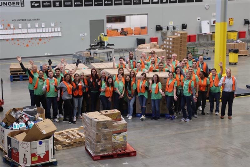 Volunteers at Forgotten Harvest